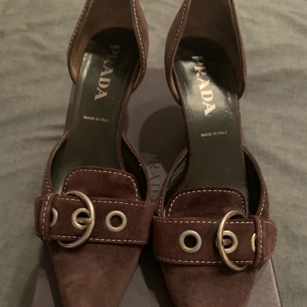 Vintage Prada kitten heels